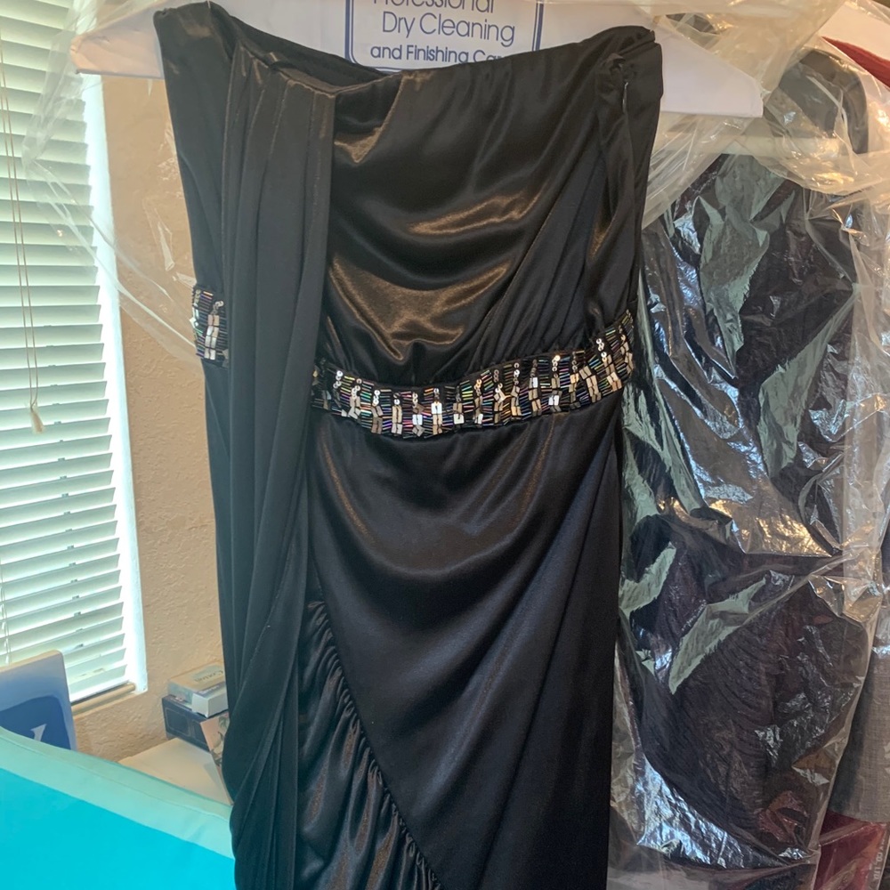 Black cocktail dress